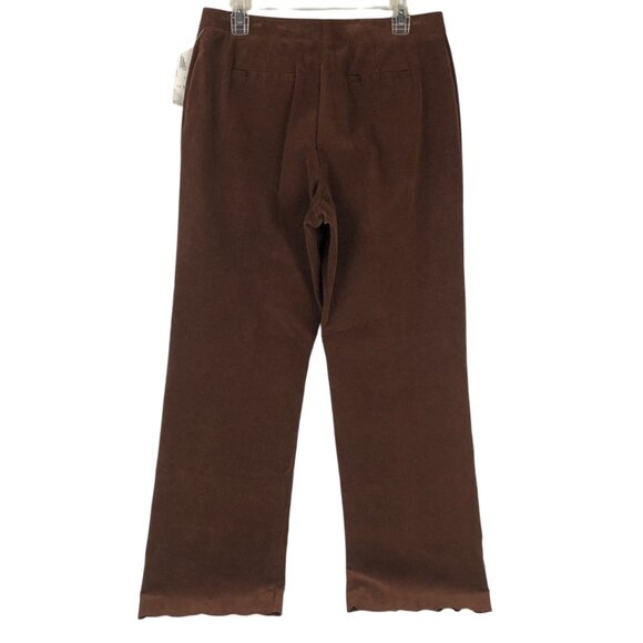 PENDLETON Wide Leg Brown Corduroy Pants, Size 10 - Picture 2 of 6